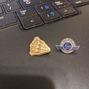 Vintage transportation pins